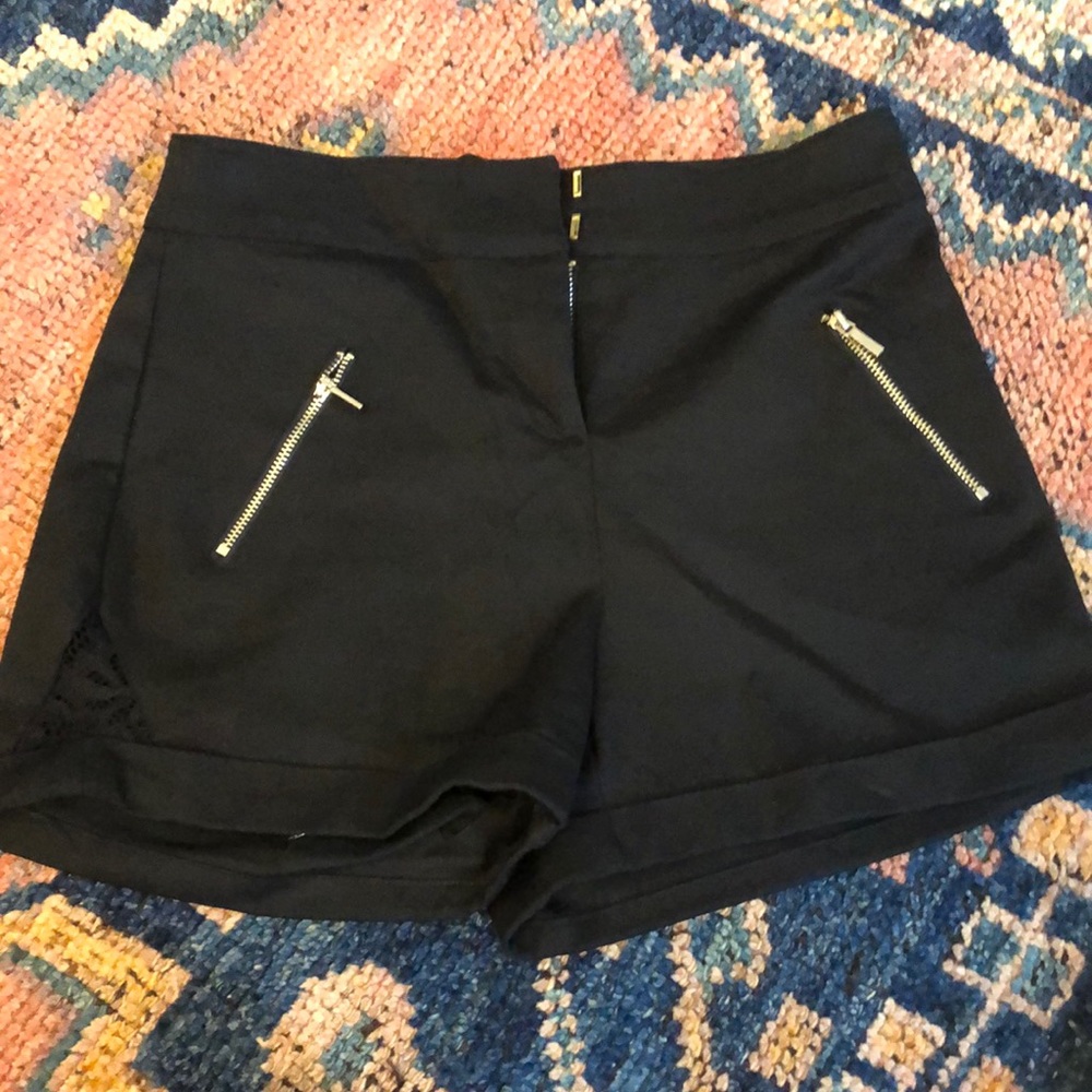 Black bebe shorts